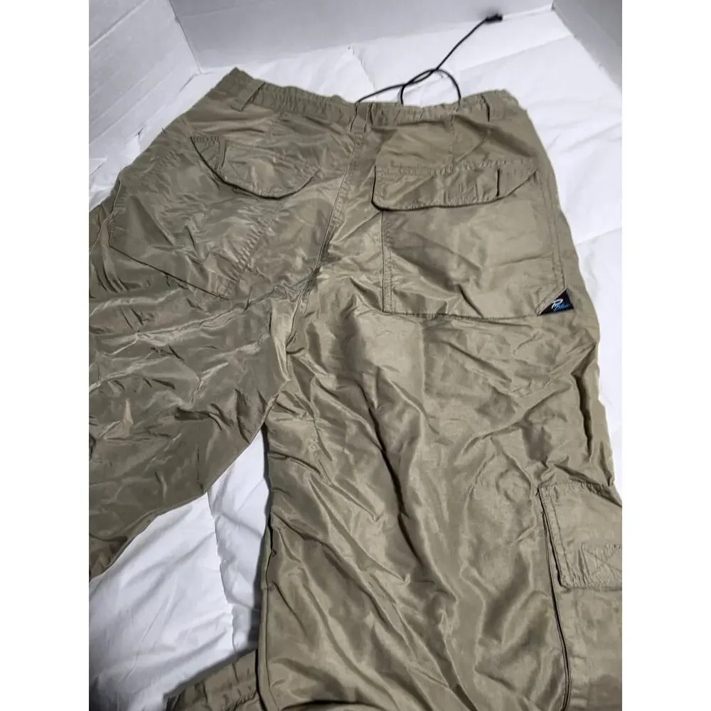 Vtg 90's Raw Blue Dnm 32A Cargo Pants Sand Khaki Y2k Retro Streetwear Roomy